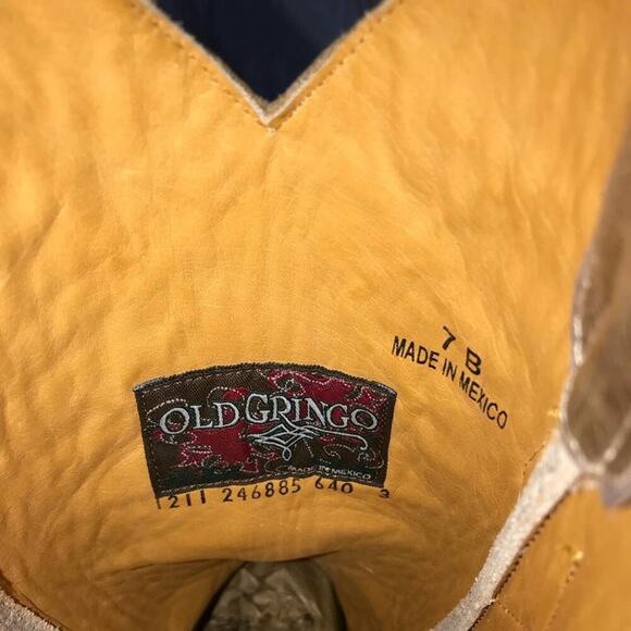 OLD GRINGO Lucky Horseshoe Boots Size 7 - Picture 8 of 8